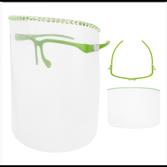 Protective Face Shield Blue Stone Reusable Glasses - Picture 7 of 9